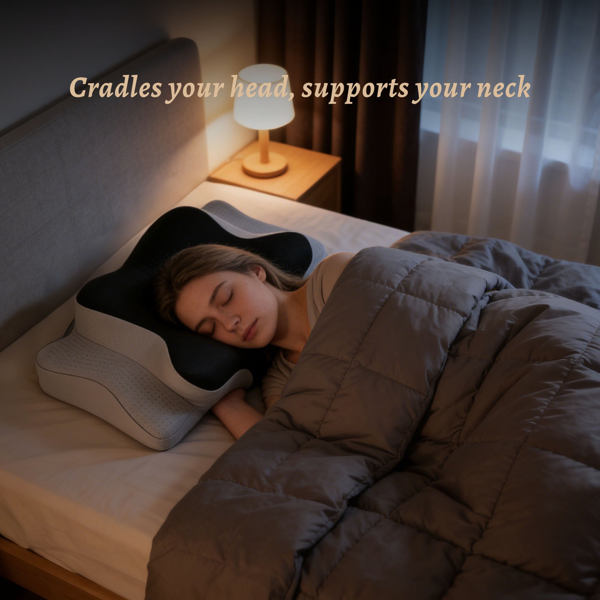 Butterfly Contour Sleep Pillow