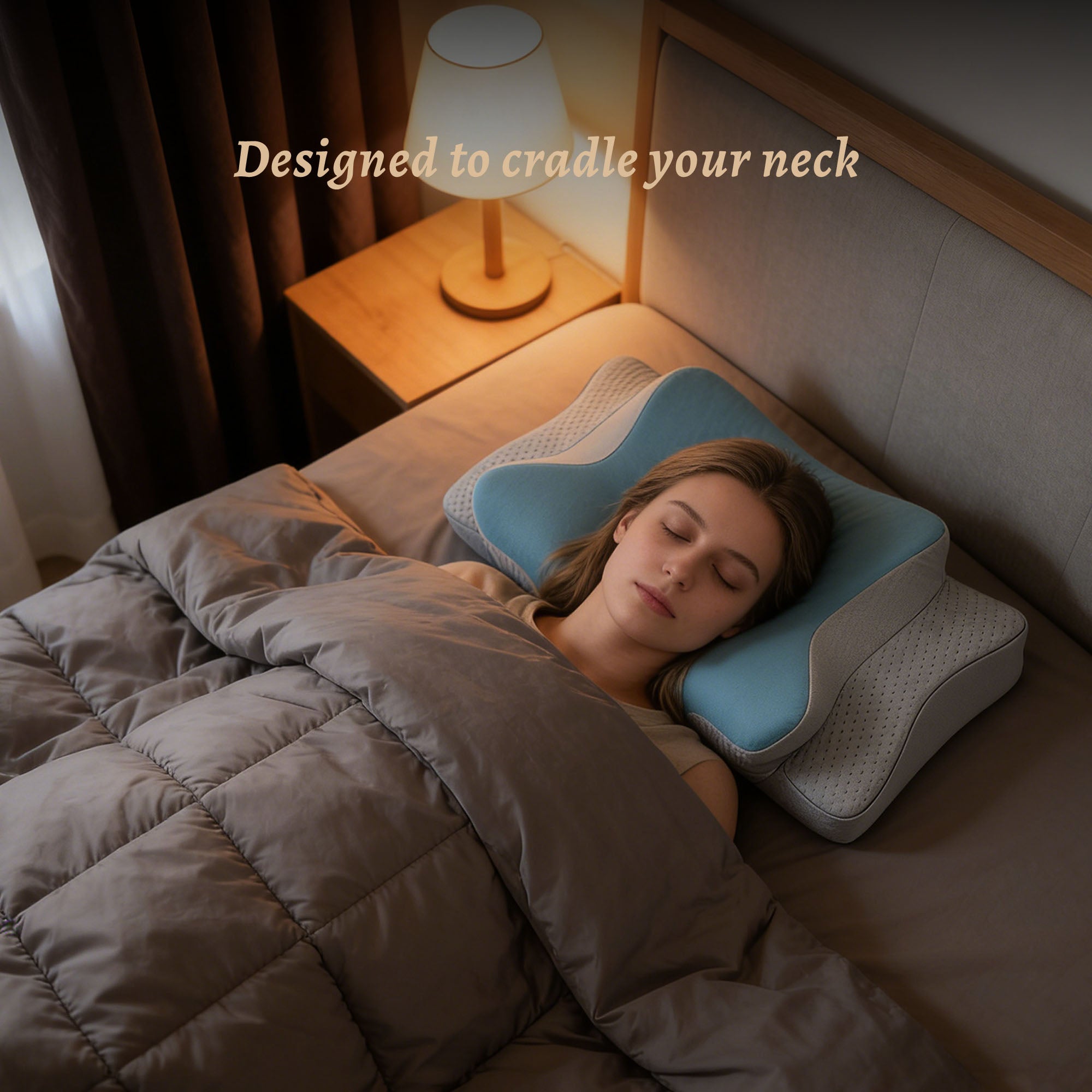 Butterfly Contour Sleep Pillow
