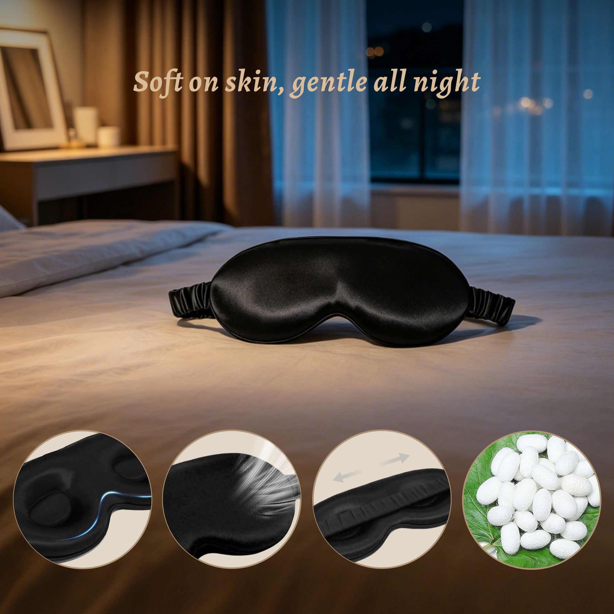 Pure Silk 3D Sleep Mask