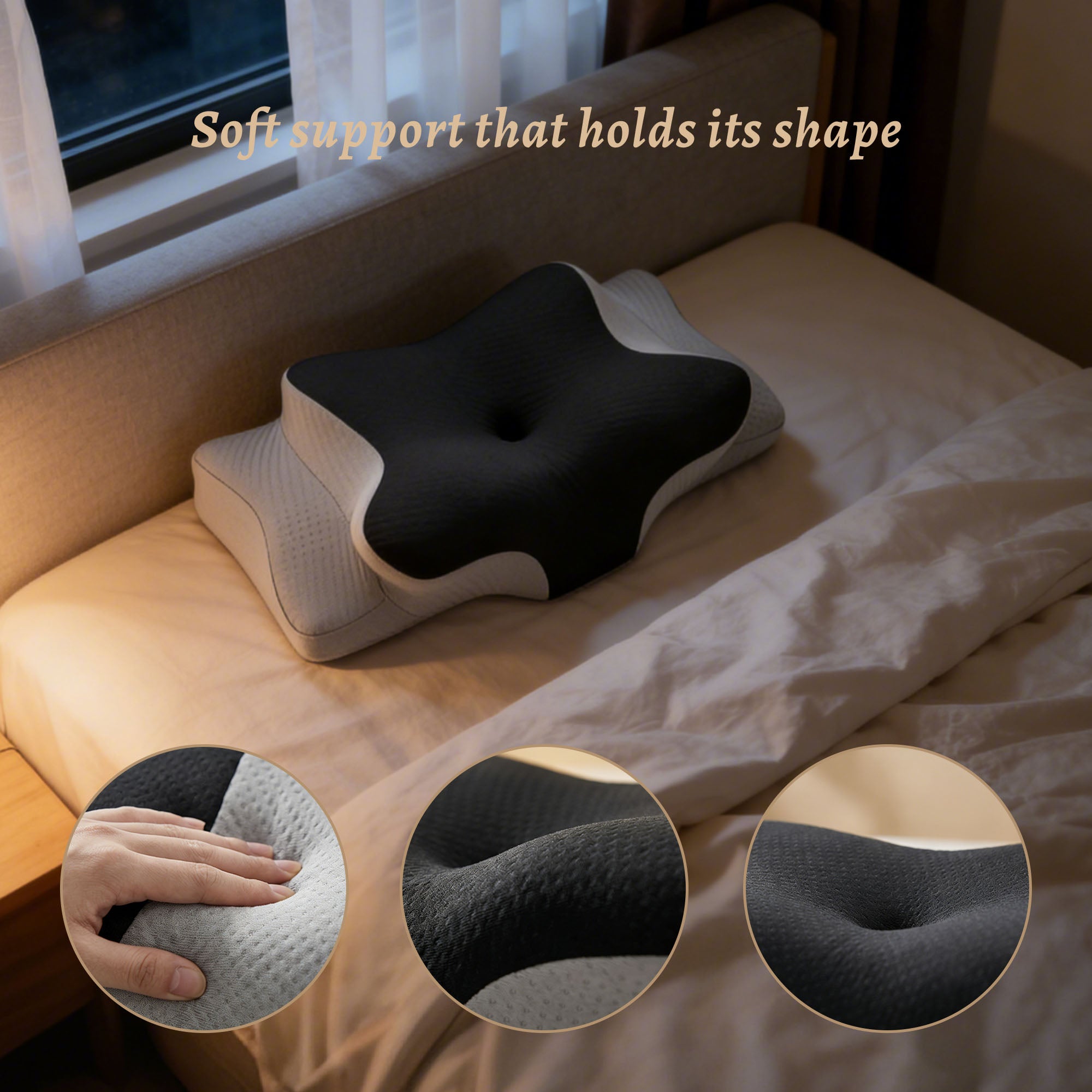 Butterfly Contour Sleep Pillow
